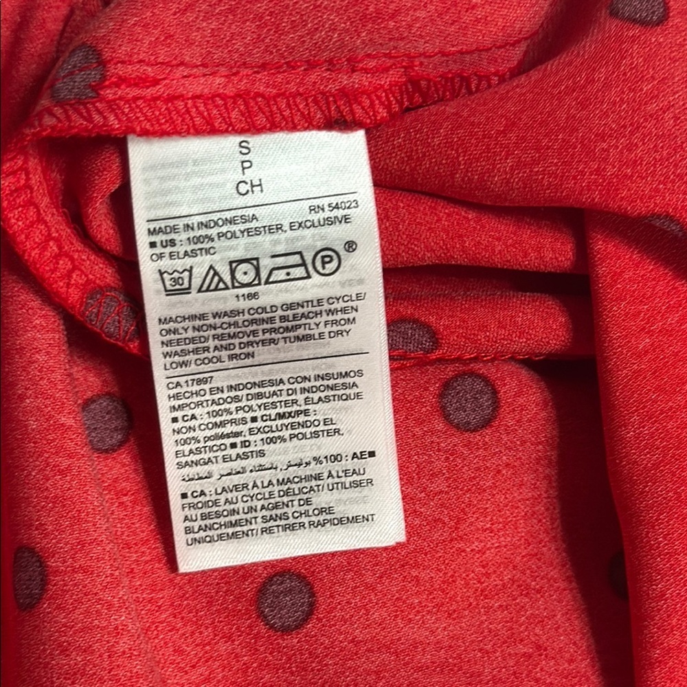 Old Navy Red Ribbed A-line Dress with Bell Sleeves - Picture 9 of 10